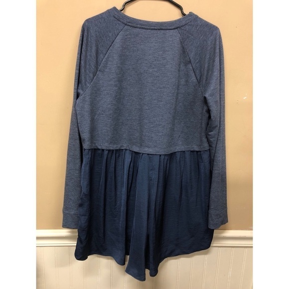 LOGO by Lori Goldstein Top Blue Large - Picture 2 of 7